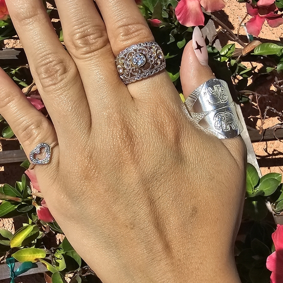 Extra Wide Elephant Ring 925 - Picture 4 of 4